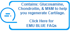 EMU BLUE with Chondroitin and Glucosamine and MSM