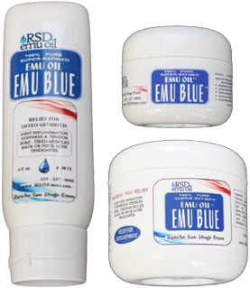 emu blue products